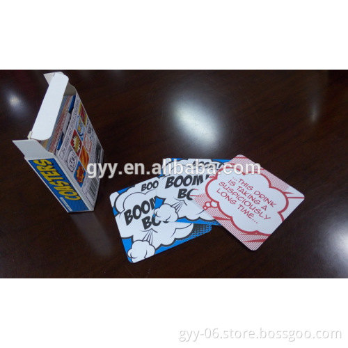 Interesting Game Box, Cardboard Card for Game